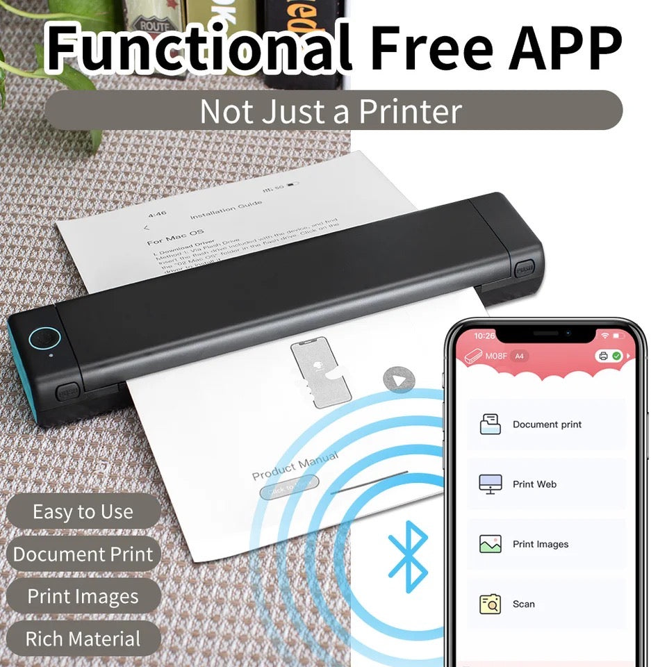 Inkless Portable Printer